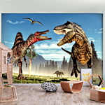 Φωτοταπετσαρια - Fighting Dinosaurs Αδιαβροχη 150x105cm