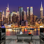 Φωτοταπετσαρια - Nyc: Night City Αδιαβροχη 150x105cm