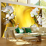 Φωτοταπετσαρια - Orchid In Gold Αδιαβροχη 450x315cm