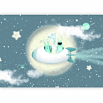 Φωτοταπετσαρια - Space Adventure - Second Variant Αδιαβροχη 250x175cm