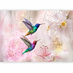 Φωτοταπετσαρια - Colourful Hummingbirds (pink) Αδιαβροχη 400x280cm