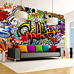 Φωτοταπετσαρια - Colorful Graffiti Αδιαβροχη 350x256cm