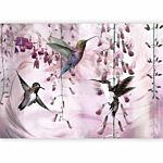 Φωτοταπετσαρια - Flying Hummingbirds (pink) Αδιαβροχη 200x140cm