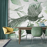 Φωτοταπετσαρια - Flight Of A Peacock - Third Variant Αδιαβροχη 350x256cm
