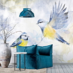 Φωτοταπετσαρια - Watercolor Tit - First Variant Αδιαβροχη 450x315cm