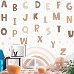 Φωτοταπετσαρια - Letters In Soft Colours Αδιαβροχη 450x315cm