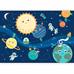 Φωτοταπετσαρια - Happy Planets Αδιαβροχη 150x105cm