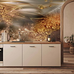Φωτοταπετσαρια - Dandelions' World (gold) Αδιαβροχη 350x245cm
