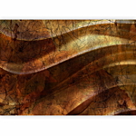 Φωτοταπετσαρια - Liquid Gold - Abstract Wavy Composition With Leaf Patterns Αδιαβροχη 150x105cm
