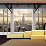 Φωτοταπετσαρια - Clouds Over New York City Αδιαβροχη 200x140cm