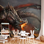 Φωτοταπετσαρια - Dragon Fire Αδιαβροχη 350x245cm