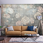 Φωτοταπετσαρια - Misty Nature - Muted Rose Flowers On A Background In Grey Tones Αδιαβροχη 350x245cm