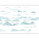 Φωτοταπετσαρια - Mountains In The Fog Αδιαβροχη 150x105cm