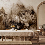 Φωτοταπετσαρια - Mountain Predator (brown) Αδιαβροχη 150x105cm