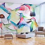 Φωτοταπετσαρια - Watercolor Birds Αδιαβροχη 400x280cm