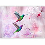 Φωτοταπετσαρια - Colourful Hummingbirds (purple) Αδιαβροχη 400x280cm