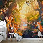 Φωτοταπετσαρια - Animals In The Forest Αδιαβροχη 200x140cm