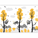 Φωτοταπετσαρια - Cute Sloths Αδιαβροχη 350x256cm