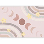 Φωτοταπετσαρια - Phases Of The Moon Among Stars And Rainbows Αδιαβροχη 450x315cm