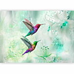 Φωτοταπετσαρια - Colourful Hummingbirds (green) Αδιαβροχη 450x315cm
