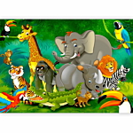 Φωτοταπετσαρια - Colourful Safari Αδιαβροχη 350x245cm