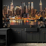 Φωτοταπετσαρια - Nyc: Twilight Αδιαβροχη 100x70cm