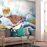 Φωτοταπετσαρια - Stained Glass Landscape Αδιαβροχη 350x245cm