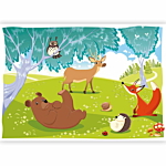 Φωτοταπετσαρια - Funny Animals Αδιαβροχη 100x70cm