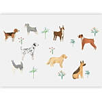 Φωτοταπετσαρια - Doggies - A Subtle Illustration For Children Αδιαβροχη 450x315cm