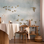 Φωτοταπετσαρια - Golden Geese Αδιαβροχη 400x280cm