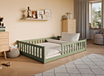 Mati Ημίδιπλο Κρεβατι Montessori 140x200cm Διαφορα Χρωματα