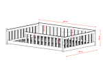 Mati Ημίδιπλο Κρεβατι Montessori 140x200cm Διαφορα Χρωματα