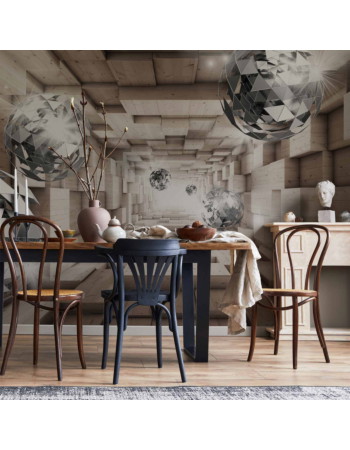 Φωτοταπετσαρια - In A Wooden Tunnel Αδιαβροχη 100x70cm