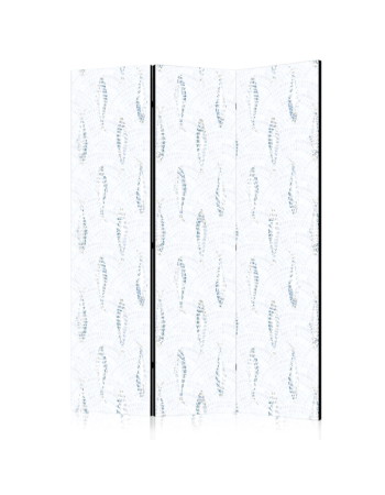 Διαχωριστικο Δωματιου - Delicate Blue Fish - Mosaic Fish In Subtle Blue Color Shades With An Arched Pattern In The Background Ηχοαπορροφητικο 135x172cm