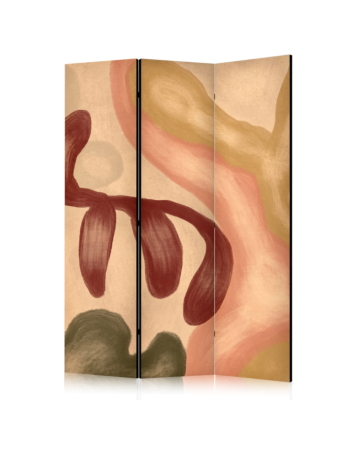 Διαχωριστικο Δωματιου - Worn Figures - Shapes In Lime Wash Technique In Warm Colors Ηχοαπορροφητικο 135x172cm