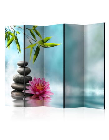 Διαχωριστικο Δωματιου - Water Lily And Zen Stones Ii Ηχοαπορροφητικο 225x172cm