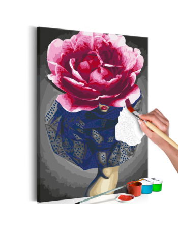 Πινακας Αυτοζωγραφικης - Flower Girl 40x60cm