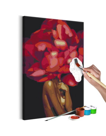 Πινακας Αυτοζωγραφικης - Floral Head 40x60cm