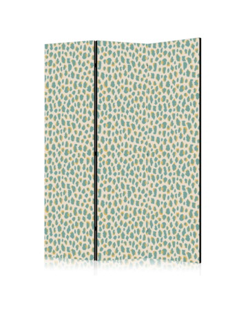 Διαχωριστικο Δωματιου - Giraffe Pattern - Animal Pattern In Turquoise Spots On A Light Background Ηχοαπορροφητικο 135x172cm
