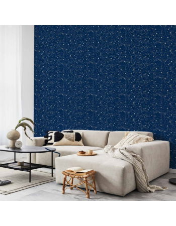Ταπετσαρια - Cosmic Inspirations - Pattern With Stars And Constellations On A Dark Background