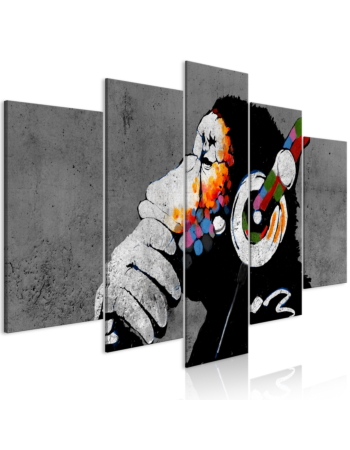 Πινακας Σε Καμβα - Hot Rhythms 5 Parts Wide Standard 100x50cm