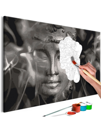 Πινακας Αυτοζωγραφικης - Buddha In Black And White 60x40cm