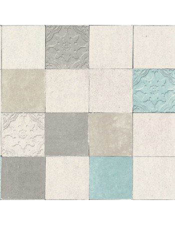 Ταπετσαρια Τοιχου Tiles Διαφορα Χρωματα