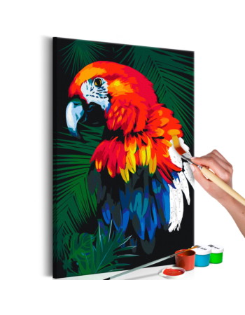 Πινακας Αυτοζωγραφικης - Parrot 40x60cm