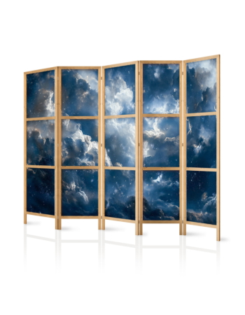 Ιαπωνικο Διαχωριστικο Δωματιου - Astronomical Wonders: Clouds And Stars In Harmonious Combination 225x172cm