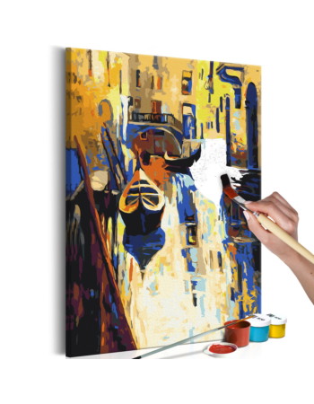 Πινακας Αυτοζωγραφικης - Venice gondolas 40x60cm