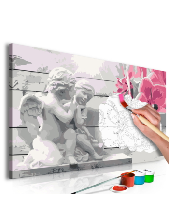 Πινακας Αυτοζωγραφικης - Angels pink Orchid 60x40cm