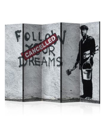 Διαχωριστικο Δωματιου - Dreams Cancelled banksy Ii Ηχοαπορροφητικο 225x172cm