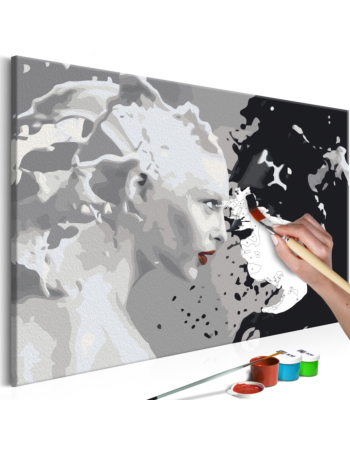 Πινακας Αυτοζωγραφικης - Black & White 60x40cm