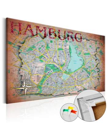Πινακας Σε Φελλο - Hamburg 90x60cm